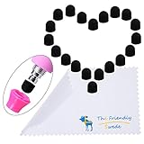 Pack of 20 Soft Replacement Tips for The Friendly Swede Kids' Stylus Pens Only + Cleaning Cloth