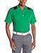 PGA TOUR Men's Golf Performance Short Sleeve Two Color Blocked Polo Shirt, Pepper Green, X-Large