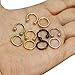 FINREZIO 10Pcs 14G Stainless Steel Nose Rings Hoop Lip Nipple Piercing Jewelry Sleeper Earrings Tragus Cartilage Earrings 8mm-10mm (10mm Inner Diameter)
