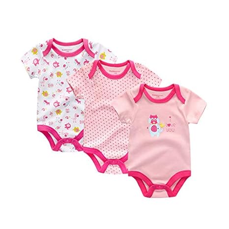 19 3pcs Lot Baby Girl Clothes 100 Cotton 0 12m Unicorn Baby Boy Clothes Newborn Bodysuits Girls Clothing Roupas De Bebe Amazon In Baby