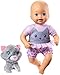 Little Mommy Cuddle and Care Doll & Kitty
