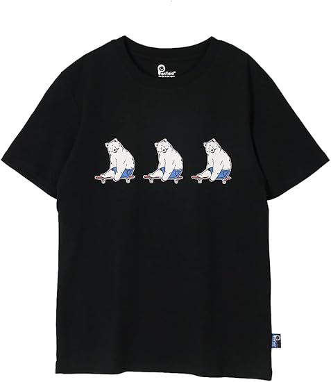 Amazon Penfield ペンフィールド 半袖 Tシャツ 袖ロゴ フォト ナグマ ベアー しろくま イラスト Tシャツ カットソー 通販