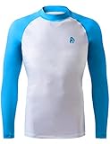 REGNA X ADOONGA Men's Long Sleeve Rashguard UV Sun Protection UPF 50+ Swim Tee