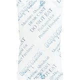 Silica Gel Desiccants 2-1/4 x 1 1/2 Inches - 25 Silica Gel Packets of 10 Grams Each by Dry-Packs