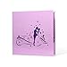 CUTE POPUP - Anniversary Card with Bride and Groom in Wedding Car Design, Valentines Day Card, Thinking of You Card, Birthday Card, Surprising Present for Couple, Wife and Husband