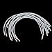 6 Pair of Stainless Steel Handmade Bra Underwire Replacement - White, C Cup