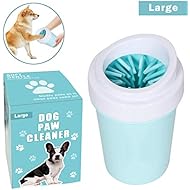 bealy Dog Paw Cleaner for Dogs Large/Petite Paw Washer Easy to Use & Clean Portable Dog Paw Cleaner Cup Dog Foot Washer with Silicone Washers Nice Packing