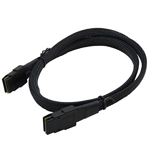 CableDeconn 0.7M Internal Mini SAS 36-Pin to SFF-8087 Cable - Black - Thumbnail 5