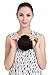 SARLA Black Brown Side Bangs Clip in Synthetic Hair Pieces Straight Bangs Extension for Women