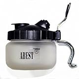 ABEST Airbrush Cleaning Pot Stabilizer Glass Jar Bottles Holder Paint Station Filter AB777A by Besta