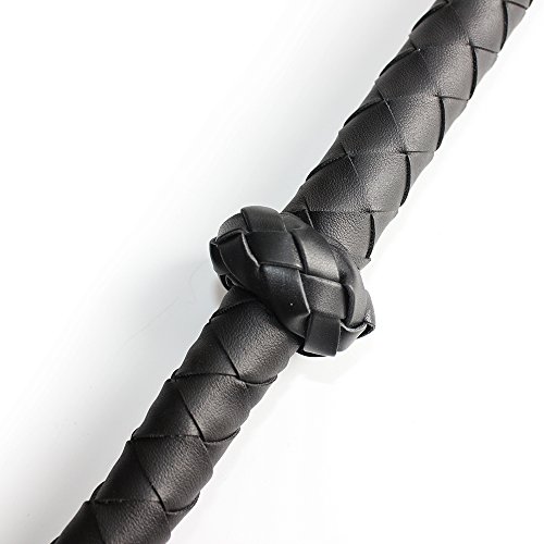 SUNLAND Cat Woman Whip Costumes Whip Cosplay Supplies for Halloween (Black) - Thumbnail 4