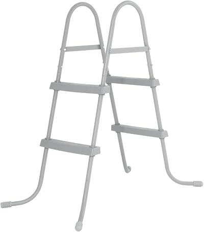 Bestway 33 Inch Pool Ladder with Steps Easy Assembly Corrosion Resistant Frame