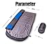 Gwei Sleeping Bag – ECO Friendly Materials – Waterproof & Machine Washable – 40℉ Available – Perfect for Camping, Hiking – Color Blocking – Comes with Complimentary Gift (Blue) (Blue)thumb 4