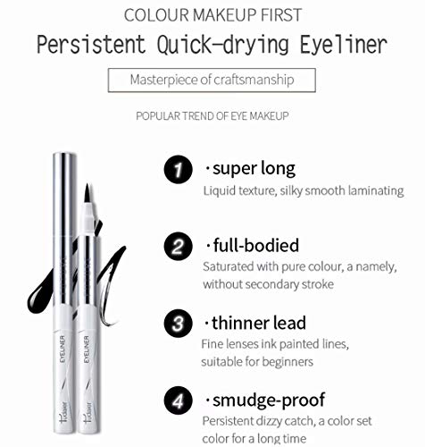 TMROW Eyeliner Pen,Waterproof Eyeliner Long Lasting Drama Liquid Eyes Pen Eye Liner Pencil