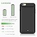 Battery Case 7200mAh for iPhone 6S Plus 6 Plus HETP Portable External Power Battery Rechargeable Charging Case for iPhone 6+,6S+ (5.5 Inch)- Black