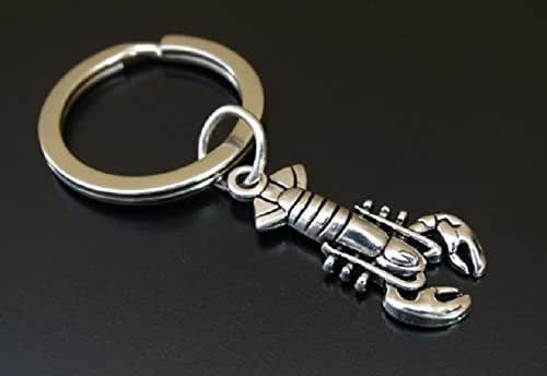Amazon.com: Lobster Keychain, Lobster Charm, Lobster Pendant, Lobster Key chain, Lobster Gifts 