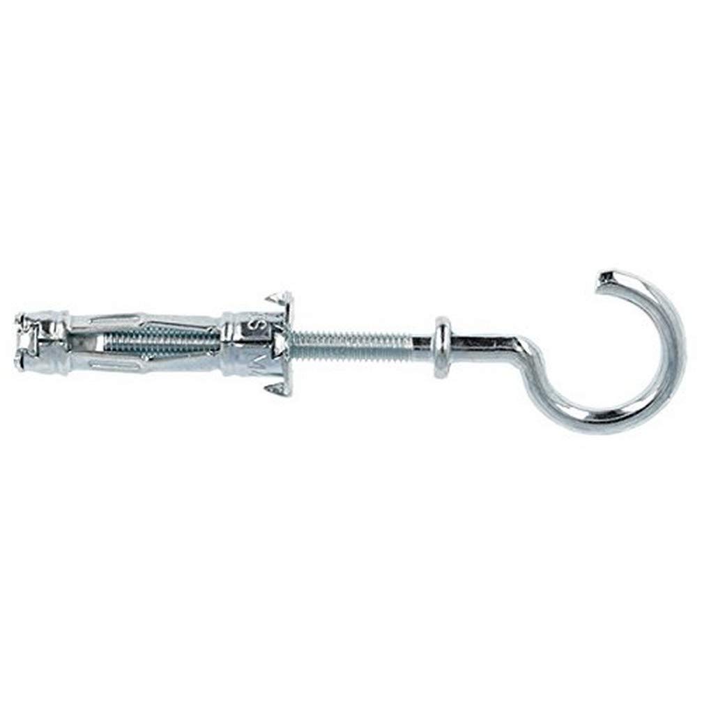 Molly m16005-xj Expansion Anchors Metal Hook Round, Grey, Set of 5 Pieces