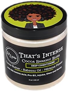 Lil Little That's Intense Deep Conditioner Leave-In With Babassu Oil, Marshmallow Root, Hibiscus Cocoa Butter
