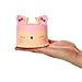 BLUEGALA MENGWEI Squishies Jumbo Pink Deer Cake Squishies Slow Rising Stress Reliever Toy Soft Scent for Kids and Adults Gift.