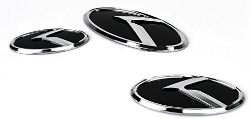 K- Emblem Front Grille+Trunk Emblem+Steering Horn Emblem 3ea (set) For Kia K5 / Optima 2010~2015