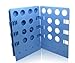Huji Adjustable Fast Easy Clothes T-Shirts Laundry Blue Folding Board Organizer Laundry Liners (Blue, Laundry Folding Board)…