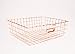 Designstyles Copper Plated Storage Basket
