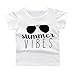 Singleluci Toddler/Infant Kids Summer T-Shirt (12 Months, White Boys)