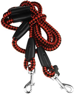 正規品送料無料 丈夫 軽量1匹 お散歩にお出かけ用 L 対応 楽器 音響機器 ペット用引きひも ナイロン製 激安超特価 ホーム キッチン レッド ブラック 新作製品 世界最高品質人気 安全 犬用リード 中型犬 引きリード 小型犬 B074qh63rn 牽引ロープ 100 品質保証 2匹