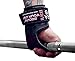 Cobra Grips PRO Weight Lifting Gloves Heavy Duty Straps Alternative to Power Lifting Hooks For Deadlifts With Built in Adjustable Neoprene Padded Wrist Wrap Support Bodybuilding (PRO Charcoal Leather)
