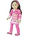 Sophia's 15 Inch Pink Print Dress, Pink Leggings and Headband 3 Piece Baby Doll Outfit | Doll Not Included