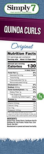 Simply7 Gluten Free Quinoa Curls, Original, 12 Count - Thumbnail 2