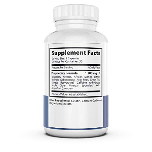 PhenELITE Weight Loss & Appetite Suppressant: Belly Fat Burner & Diet Supplement Pill with Apple Cider Vinegar, Raspberry Ketones & Green Tea Extract - Boost Energy & Concentration - 360 Capsules
