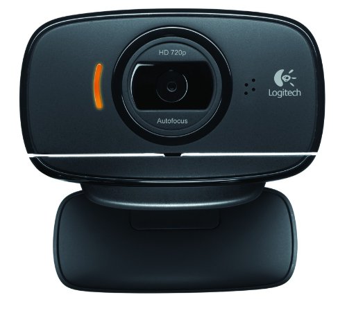 Logitech 960-000722 C525 Webcam Hd Microphone Intégré 8 Mégapixels Reconnaissance Faciale Compatible Skype/Msn/Facebook (Version Europe De L'Est)