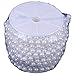 22 Yards Stringed White Beads Garland, Large 0.4-inch Faux Pearls by The Roll for Crafting & Decorating, Cut to Any Length - SciencePurchase