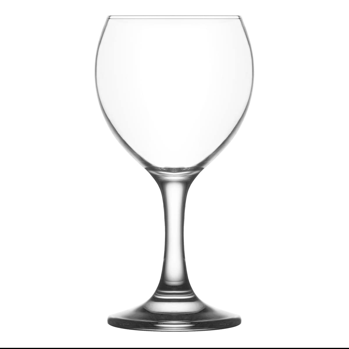 LAV Misket White Wine Glasses - 210ml - Pack of 6 - Small Dishwasher Safe Glass Wedding Christmas Birthday Party Drinking Glassware Goblet Set
