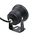 Remote Control 10w 12v Water Resistant RGB LED Underwater Light Lamp for Landscape Fountain Pond Lighting (Black)