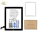 iPad 2 A1395 A1396 A1397 Replacement Screen Digitizer Glass Assembly(Black) - Includes Home Button Camera Holder Pre Installed Adhesive Stickers Bezel Frame and Professional Tool Kit primary