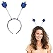 Amscan Hanukkah Blue Glitter Headbopper | Party Accessory