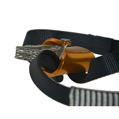 Foot Ascender Riser Stainless Steel Mountaineering Equipment Climbing Rope Device with Anti-Slip Barb for Fire Rescue Fire Rescue Engineering Protection. - Right - Thumbnail 5