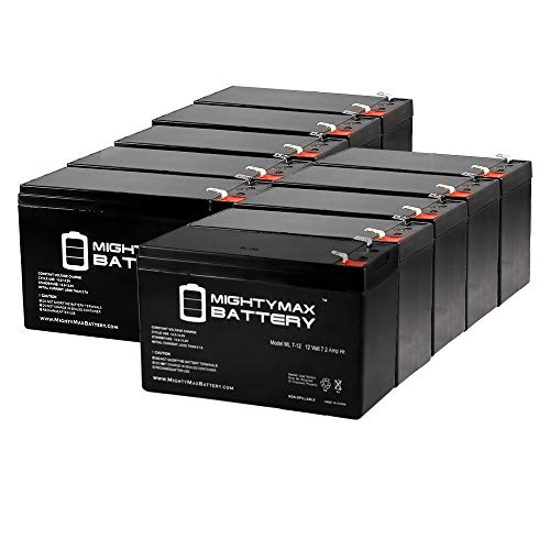 12V 7Ah Battery Replaces Sonnenschein A512/6.5S, A512/6.5SR - 10 Pack - Mighty Max Battery brand product