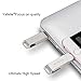 USB Flash Drive 32GB External Storage Expansion Memory Stick,Yafeite Thumb Drive Lightning Connect iPhone Android Type C PC 4 in 1 (Silver) (flash drive 2 in 1)