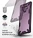 Ringke Fusion-X Compatible with Galaxy Note 9 Case, Clear Back Heavy Duty Shockproof TPU Rugged Bumper Phone Cover - Lilac Purple