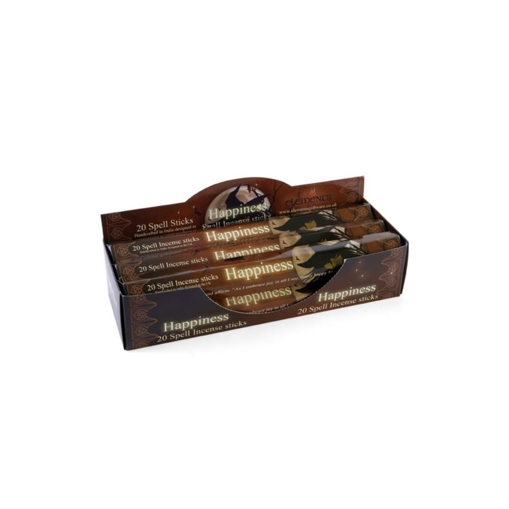 6 Packs of Happiness Spell Incense Sticks by Lisa Parker