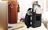 Cell Phone Dual Case Pouch Double Decker Fits Two iPhone 8, X, 7, 6, 6S W/ Case or Similar (1st Phone Measuring 141 x 70 x 10mm & 2nd measuring 145 x 75 x 14mm or Less)