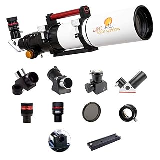 Lunt Solar Systems – Day & Night Professional Telescope, All-in-one 100mm Aperture Refractor Astronomy Kit for Observing The Sun & Space (LS100MT Advanced Package)