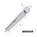 Massager Handheld with 10 Powerful Speeds 10 Vibration Patterns, Personal Body Massager for Back Neck Shoulder Sore (white)