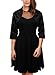 DJT Ladies 3/4 Sleeve Buttonless Satin Cardigan Blazer