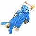 Mogoko Funny Dog Cat Shark Costumes, Pet Halloween Christmas Cosplay Dress, Adorable Blue Shark Pet Costume,Animal Fleece Hoodie Warm Outfits Clothes (XL Size)