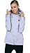 Merryfun Women's Oblique Zipper Hoodie jacket Sweatshirt Tops