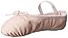 Bloch Dance Girl's Bunnyhop Full Sole Leather Ballet Slipper/Shoe, Pink, 8.5 Wide Little Kid